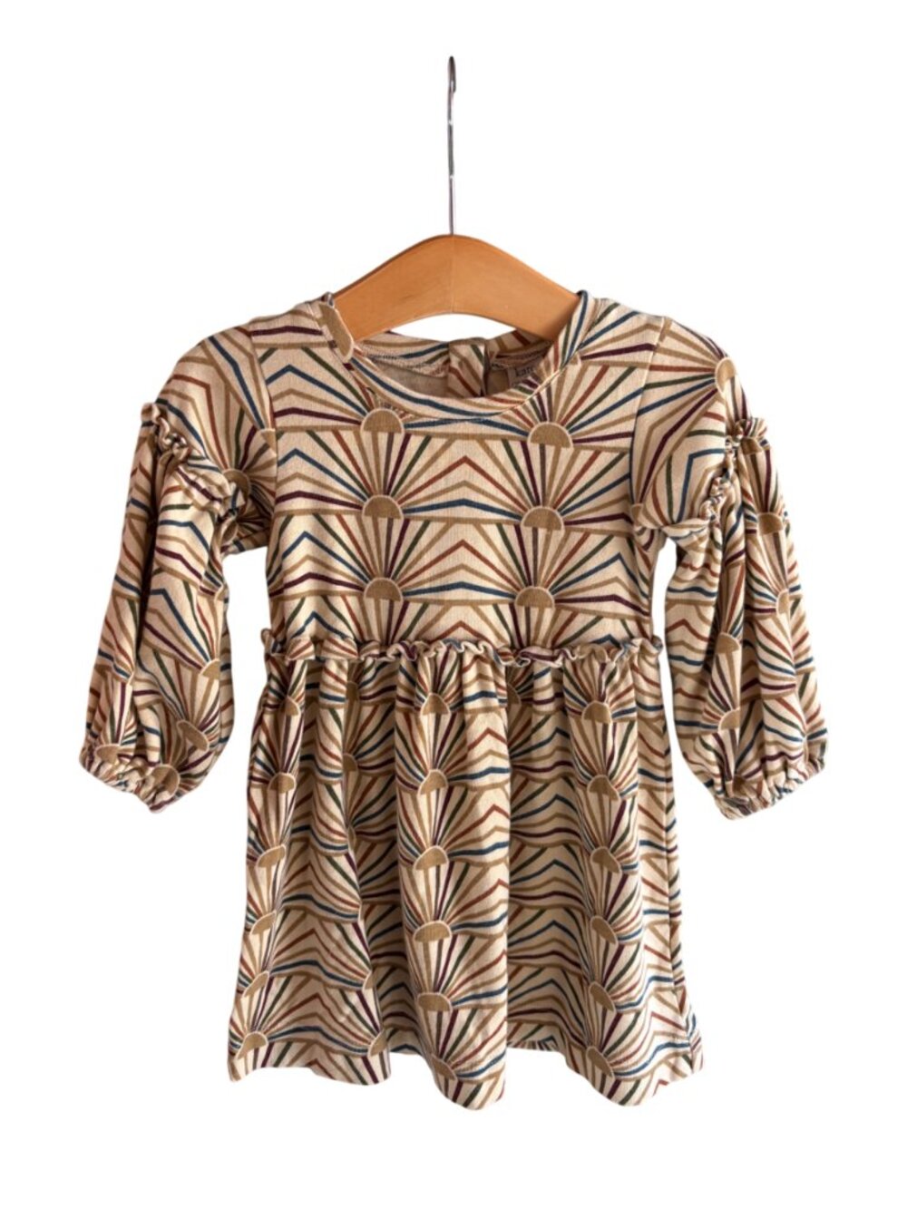 Kate Quinn Long Sleeve Sun Print Dress Size 18-24M